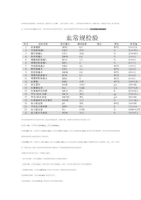 血RT检查怎样算正常？揭秘神秘指标的幽默之旅