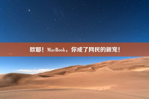 欧耶！MacBook，你成了网民的新宠！