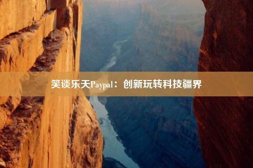 笑谈乐天Paypal：创新玩转科技疆界