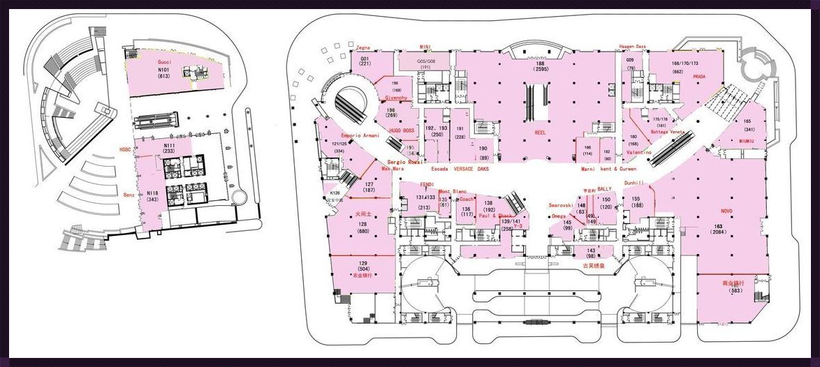 “中浪”商场平面图，一窥“购物乐园”的奥秘！