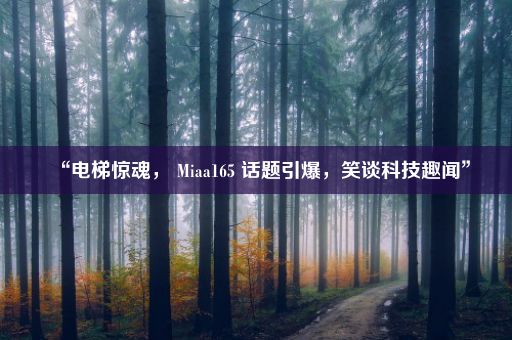 “电梯惊魂， Miaa165 话题引爆，笑谈科技趣闻”