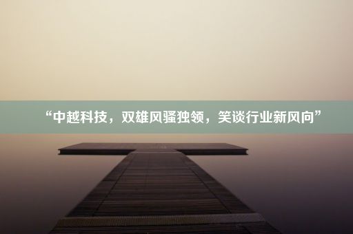 “中越科技，双雄风骚独领，笑谈行业新风向”