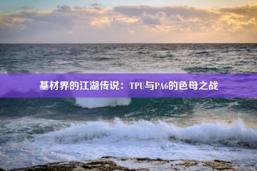 基材界的江湖传说：TPU与PA6的色母之战