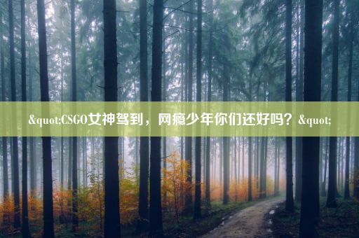 "CSGO女神驾到，网瘾少年你们还好吗？"