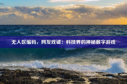 无人区编码，网友戏谑：科技界的神秘数字游戏